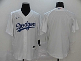 Dodgers Blank White 2020 Nike Cool Base Jersey,baseball caps,new era cap wholesale,wholesale hats